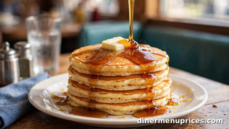 IHOP menu prices 2026 guide showing estimated pancake, combo, and burger price ranges